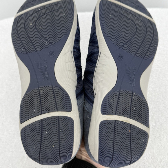 Dansko Honor Sneakers Blue Suede Bungee Close Women’s Size 40 - Picture 6 of 7